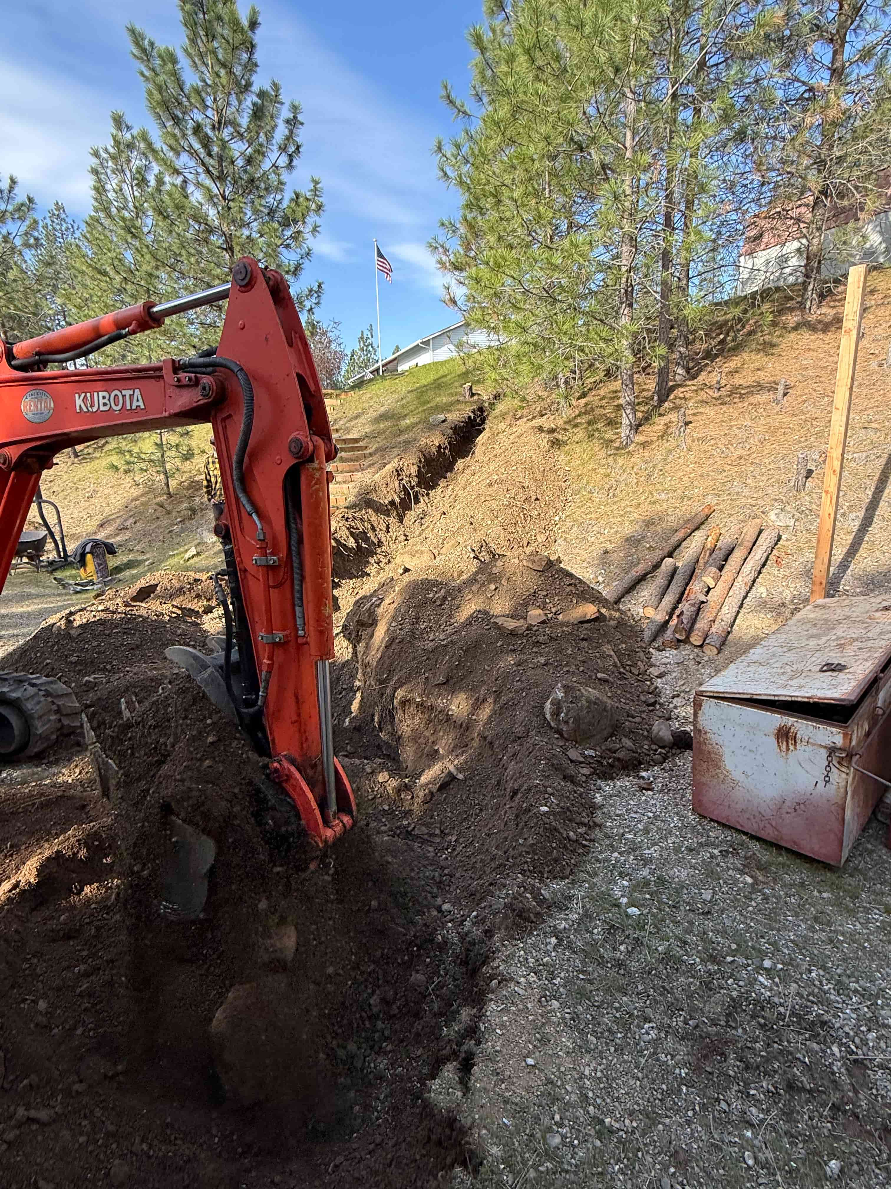 Underground Conduit & Service Hookup